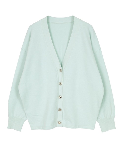 miette（ミエット）の「変形ボタンVネックカーディガン（カーディガン/ボレロ・レディース・アイボリー/ネイビー/ミント/グレー・FREE）」の22枚目の写真