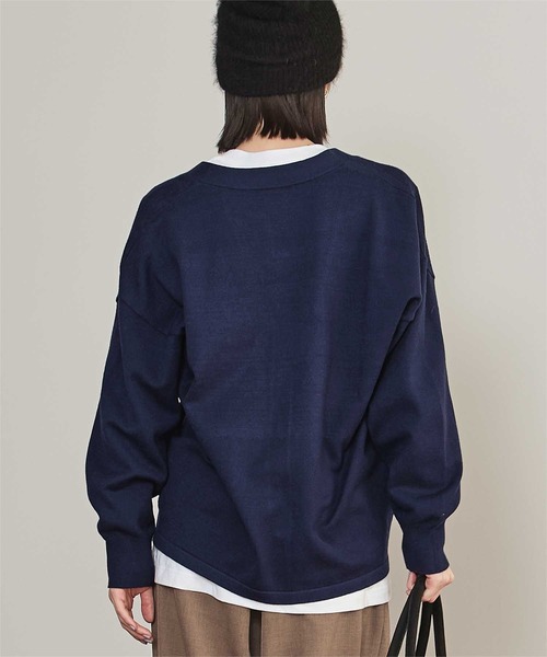 miette（ミエット）の「変形ボタンVネックカーディガン（カーディガン/ボレロ・レディース・アイボリー/ネイビー/ミント/グレー・FREE）」の17枚目の写真