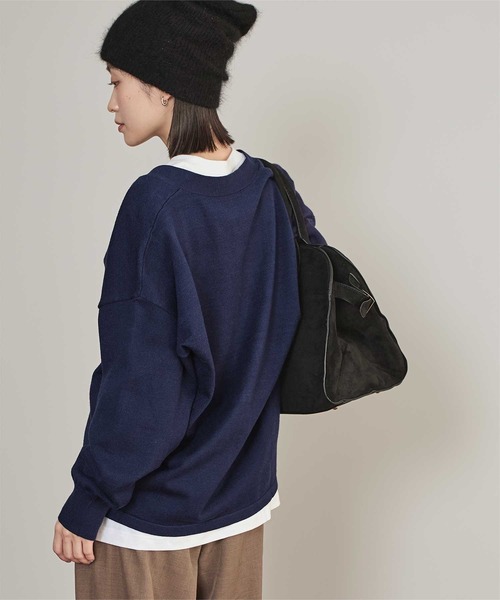 miette（ミエット）の「変形ボタンVネックカーディガン（カーディガン/ボレロ・レディース・アイボリー/ネイビー/ミント/グレー・FREE）」の19枚目の写真