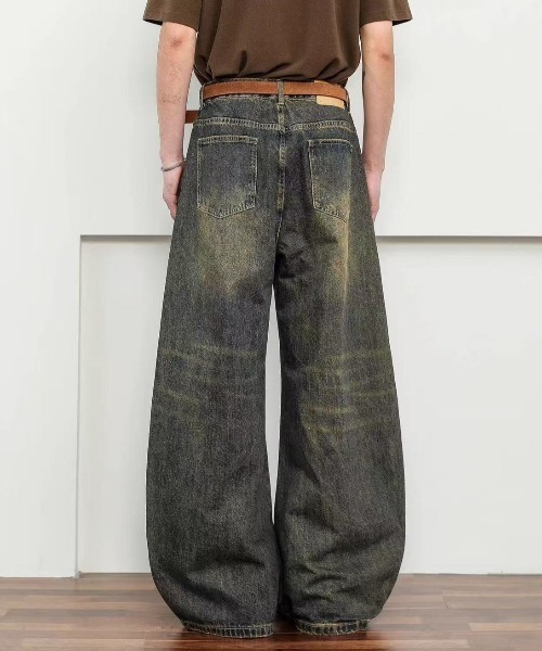 セール】オーバーサイズ バギーデニムパンツ（デニムパンツ