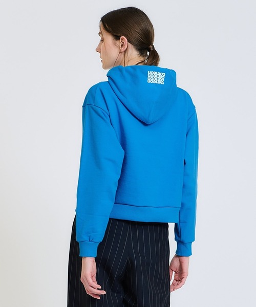 blanc basque（ブランバスク）の「BLANC basque / ロゴフーディー《ESTNATION EXCLUSIVE》（パーカー・レディース・ブルー・FREE）」の4枚目の写真