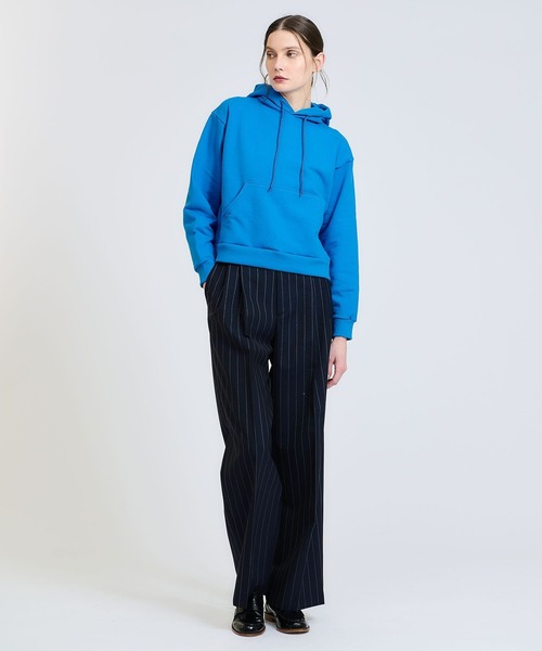 blanc basque（ブランバスク）の「BLANC basque / ロゴフーディー《ESTNATION EXCLUSIVE》（パーカー・レディース・ブルー・FREE）」の5枚目の写真