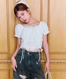 OLIVE des OLIVE | ドロストブラウス(シャツ/ブラウス)