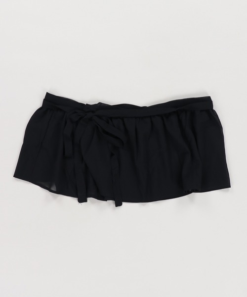 SPINNS（スピンズ）の「レース巻きスカート/シンプル（スカート・レディース・ホワイト/ブラック・ONESIZE）」の2枚目の写真