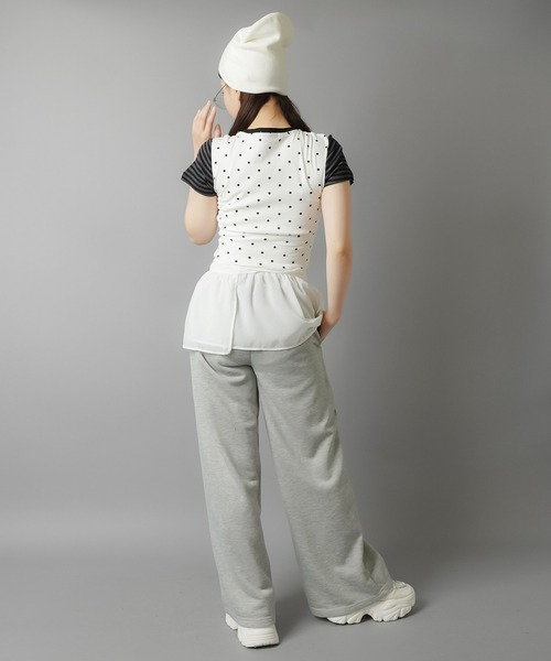 SPINNS（スピンズ）の「レース巻きスカート/シンプル（スカート・レディース・ホワイト/ブラック・ONESIZE）」の7枚目の写真