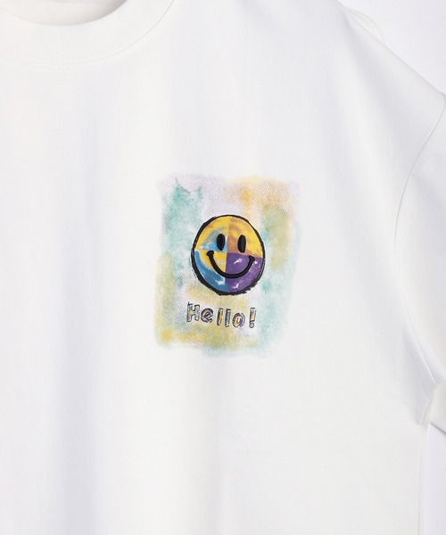 WESTSEA(ウエストシー)の「スマイル 手書き風プリント 半袖Tシャツ オーバーサイズ(Tシャツ/カットソー・メンズ・ブラック/ホワイト・M/L)」の21枚目の写真