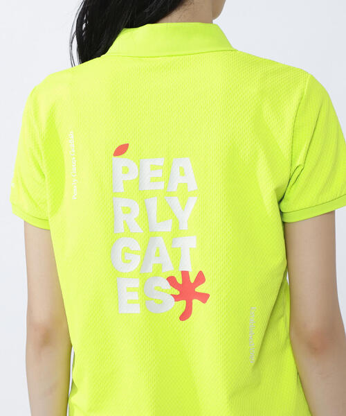 PEARLY GATES(パーリーゲイツ)の「【PEARLY GATES】サッカーチェック半袖ポロシャツ(ポロシャツ・レディース・グリーン系その他/ピンク/ネイビー/ホワイト・MEDIUM/LARGE/SMALL)」の12枚目の写真