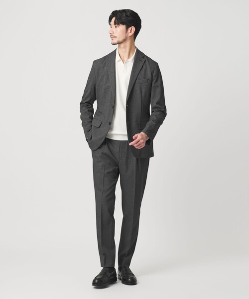 セットアップ　紺色　メンズ　ユナイテッドアローズ　UNITED ARROWS WEB限定 WARDROBE SMART】LANATEC セットアップ/背抜きジャケット