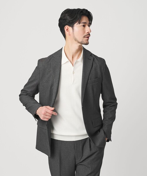 WEB限定 WARDROBE SMART】LANATEC セットアップ/背抜きジャケット