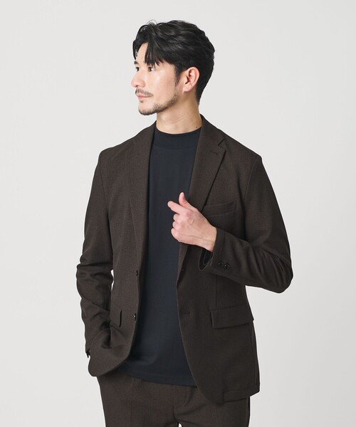 WEB限定 WARDROBE SMART】LANATEC セットアップ/背抜きジャケット