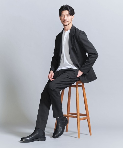 WEB限定 WARDROBE SMART】LANATEC セットアップ/背抜きジャケット