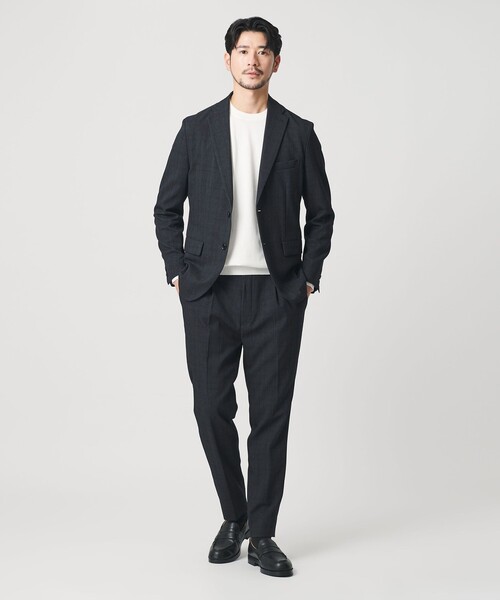 セール】【WEB限定 WARDROBE SMART】LANATEC セットアップ/背抜き