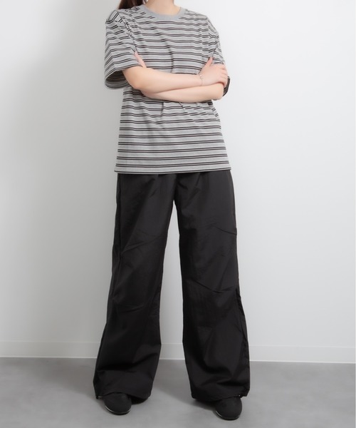 CERCA（チェルカ）の「HALEY PESCA/ワイドレッグ　ストリート　カーゴパンツ（カーゴパンツ・レディース・グレー・SMALL）」の9枚目の写真