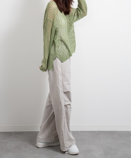 CERCA（チェルカ）の「HALEY PESCA/ワイドレッグ　ストリート　カーゴパンツ（カーゴパンツ・レディース・グレー・SMALL）」の19枚目の写真