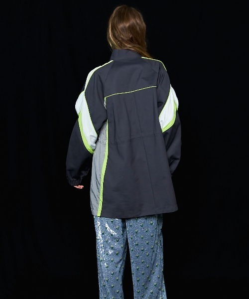 Track Jersey Mini Dress/トラックジャージミニワンピース（ワンピース