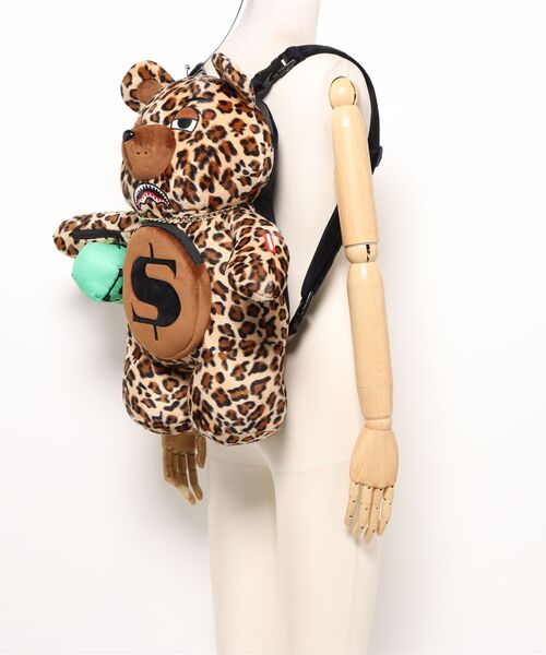 STYLISE（スタイライズ）の「【SPRAY GROUND / スプレーグラウンド】LEOPARD MONEYBEAR BACKPACK [I]（バックパック/リュック・メンズ・ブラウン・ONE）」の14枚目の写真