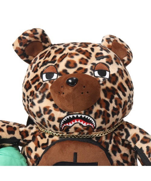 STYLISE（スタイライズ）の「【SPRAY GROUND / スプレーグラウンド】LEOPARD MONEYBEAR BACKPACK [I]（バックパック/リュック・メンズ・ブラウン・ONE）」の4枚目の写真