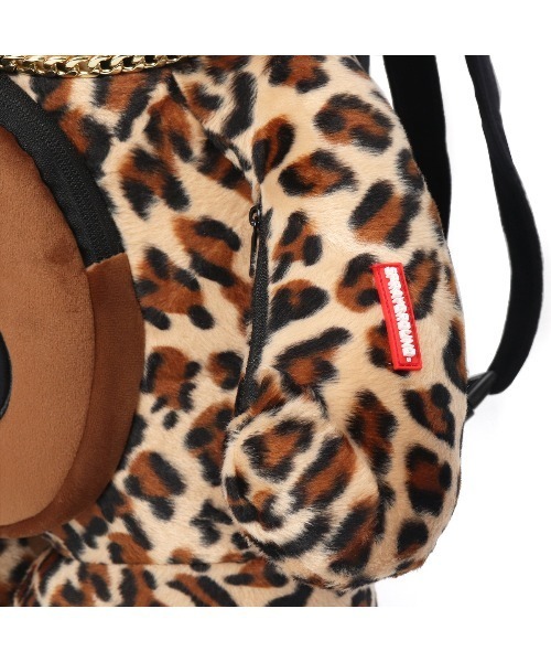 STYLISE（スタイライズ）の「【SPRAY GROUND / スプレーグラウンド】LEOPARD MONEYBEAR BACKPACK [I]（バックパック/リュック・メンズ・ブラウン・ONE）」の7枚目の写真