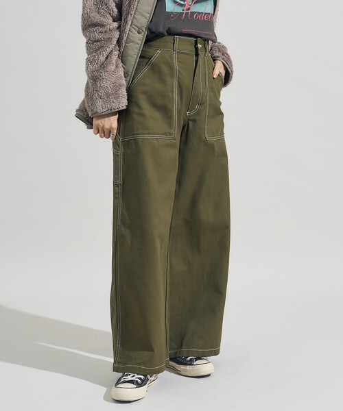 セール】ペインター ワイドパンツ＜セットアップ対応＞（カーゴパンツ