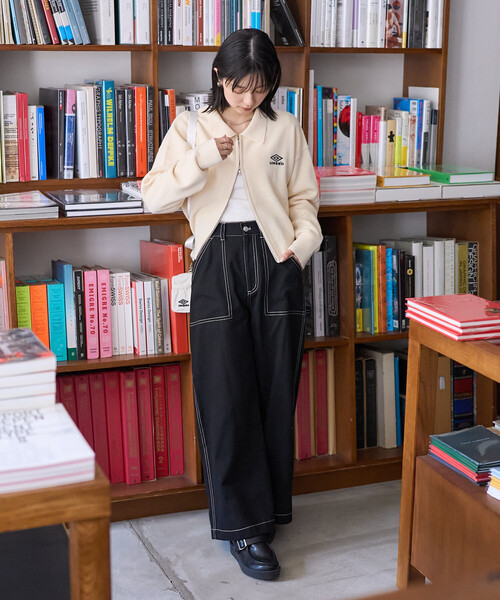FREAK'S STORE(フリークスストア)の「ペインター ワイドパンツ<セットアップ対応>(カーゴパンツ・レディース・オフホワイト/ブラック/オリーブ/その他/ネイビー/その他1・SMALL/MEDIUM)」の8枚目の写真