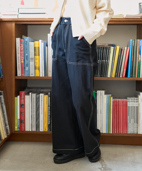 セール】ペインター ワイドパンツ<セットアップ対応>(カーゴパンツ セール】ペインター ワイドパンツ<セットアップ対応>(カーゴパンツ