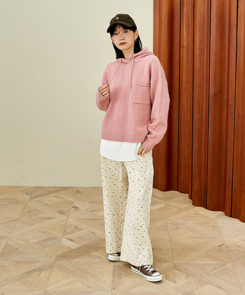 FREAK'S STORE(フリークスストア)の「ペインター ワイドパンツ<セットアップ対応>(カーゴパンツ・レディース・オフホワイト/ブラック/オリーブ/その他/ネイビー/その他1・SMALL/MEDIUM)」の20枚目の写真