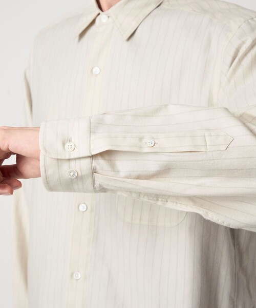 Steven Alan(スティーブンアラン)の「<Steven Alan> ネル ストライプ レギュラーカラー シャツ NARROW(シャツ/ブラウス・メンズ・ダークグレー/ナチュラル・S/M/L/XL)」の19枚目の写真