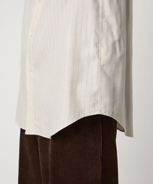 Steven Alan(スティーブンアラン)の「<Steven Alan> ネル ストライプ レギュラーカラー シャツ NARROW(シャツ/ブラウス・メンズ・ダークグレー/ナチュラル・S/M/L/XL)」の20枚目の写真