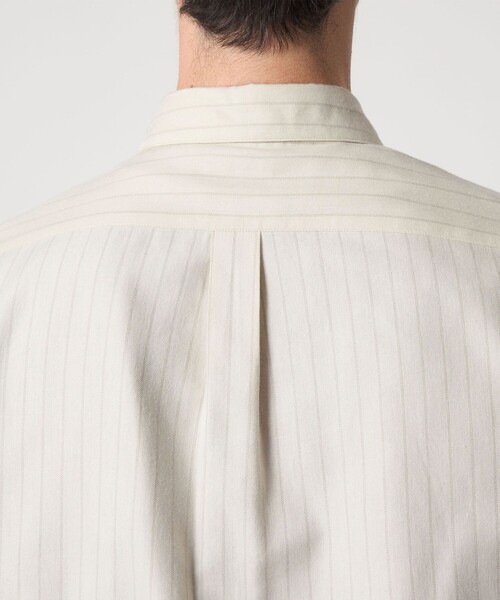 Steven Alan(スティーブンアラン)の「<Steven Alan> ネル ストライプ レギュラーカラー シャツ NARROW(シャツ/ブラウス・メンズ・ダークグレー/ナチュラル・S/M/L/XL)」の22枚目の写真