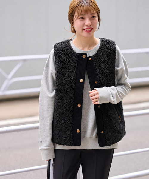 追加》【BARBOUR/バブアー】DULSIE LINER：ボアベスト（その他アウター