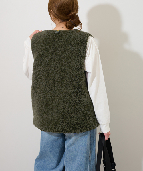 追加》【BARBOUR/バブアー】DULSIE LINER：ボアベスト（その他アウター