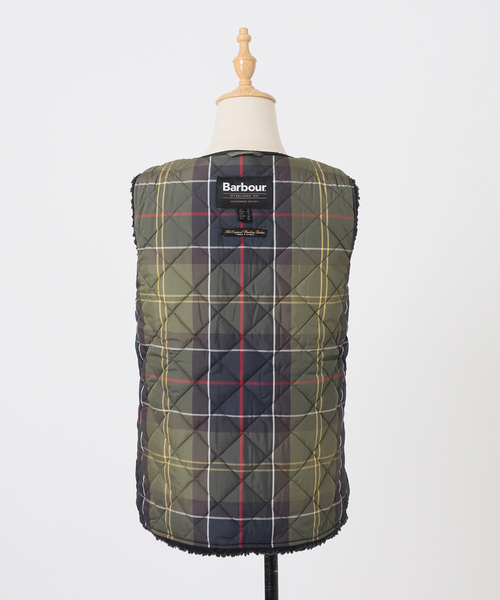 Barbour（バブアー）の「《追加》【BARBOUR/バブアー】DULSIE LINER：ボアベスト（その他アウター・レディース・ブラック/カーキ・10）」の5枚目の写真