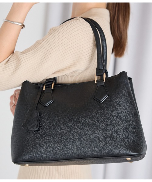 GUSCIO（グッシオ）の「【グッシオ　ゴールドラベル】２WAYショルダーバッグ（ショルダーバッグ・レディース・グレー/アイボリー/ブラック/ベージュ系その他・FREE）」の20枚目の写真