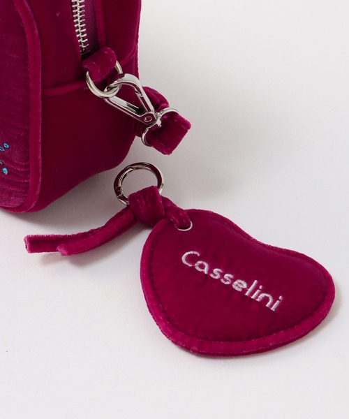 Three Four Time（ｽﾘｰﾌｫｰﾀｲﾑ）の「【Casselini / キャセリーニ】HOTFIX ミニバッグ（ショルダーバッグ・レディース・ブラック/ピンク・FREE）」の20枚目の写真