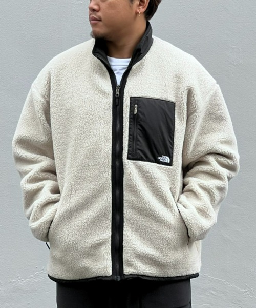 THE NORTH FACE(ザノースフェイス)の「【THE NORTH FACE】Reversible Extreme Pile Fleece Jacket(その他アウター・メンズ・カーキ/アイボリー・LARGE/MEDIUM/X-LARGE)」の2枚目の写真