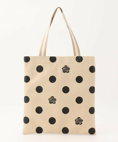 FRAPBOIS（フラボア）の「パークドットート（トートバッグ・レディース・ベージュ/ネイビー・FREE）」の3枚目の写真