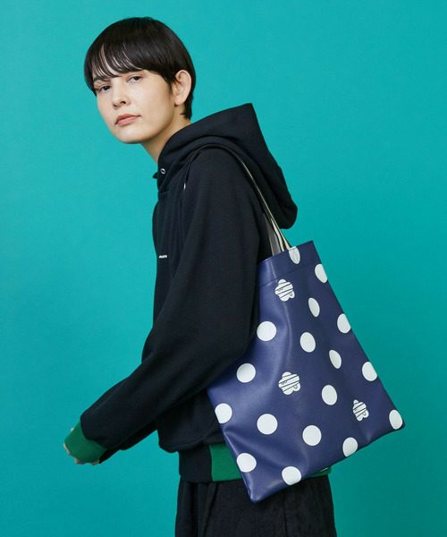 FRAPBOIS（フラボア）の「パークドットート（トートバッグ・レディース・ベージュ/ネイビー・FREE）」の16枚目の写真