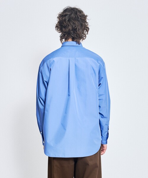 ABAHOUSE（アバハウス）の「オーバーサイズ レギュラーカラーシャツ / イージーケア（シャツ/ブラウス・メンズ・ホワイト/ブルー/ブルー系その他/ブルー系その他2・46/48）」の6枚目の写真