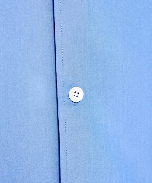 ABAHOUSE（アバハウス）の「オーバーサイズ レギュラーカラーシャツ / イージーケア（シャツ/ブラウス・メンズ・ホワイト/ブルー/ブルー系その他/ブルー系その他2・46/48）」の9枚目の写真