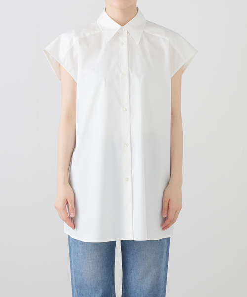 CELERI 2024SS Sleeveless ワイドシャツ　超美品 CELERI Sleeveless ワイドシャツ（シャツ/ブラウス）｜CELERI