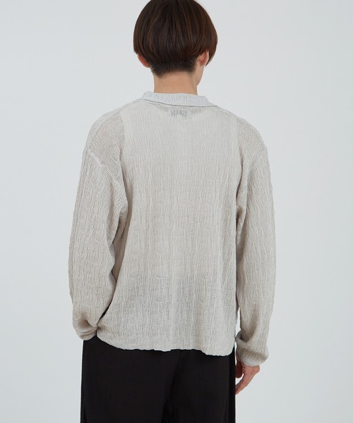 improves(インプローブス)の「メッシュ ニットシャツ(シャツ/ブラウス・メンズ・ライトグレー/ブラウン/ブラック・LARGE/MEDIUM)」の18枚目の写真