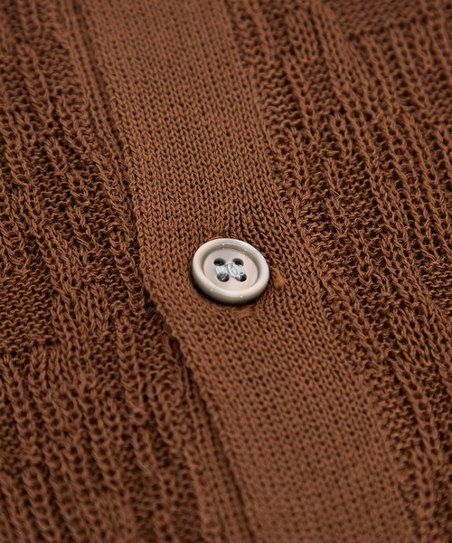 improves(インプローブス)の「メッシュ ニットシャツ(シャツ/ブラウス・メンズ・ライトグレー/ブラウン/ブラック・LARGE/MEDIUM)」の8枚目の写真