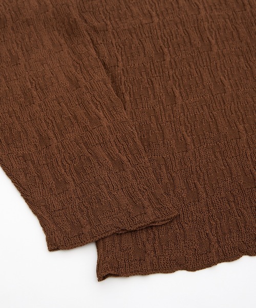 improves(インプローブス)の「メッシュ ニットシャツ(シャツ/ブラウス・メンズ・ライトグレー/ブラウン/ブラック・LARGE/MEDIUM)」の9枚目の写真