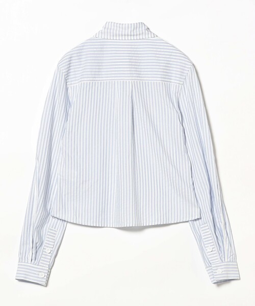GHOSPELL（ゴスペル）の「GHOSPELL / Tali Stripe Shirt（シャツ/ブラウス・レディース・サックスブルー・SMALL）」の5枚目の写真
