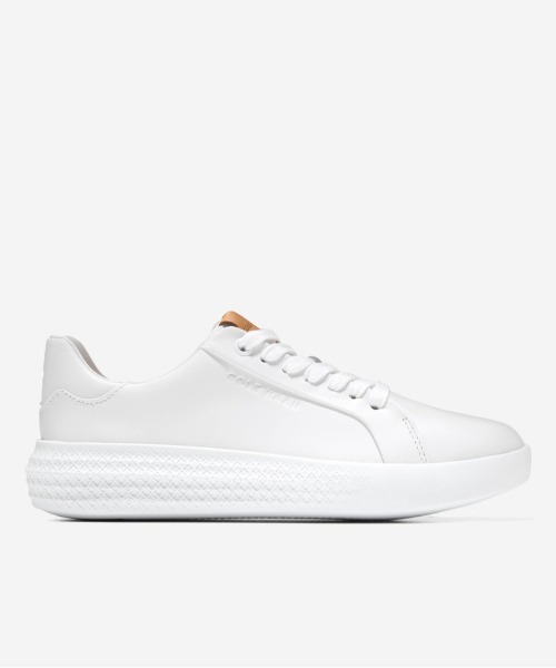 COLE HAAN(コールハーン)の「グランド ハリオン カップ レザー womens(スニーカー・レディース・ホワイト・6.5/7/7.5/5.5/6/5/8/8.5)」の1枚目の写真