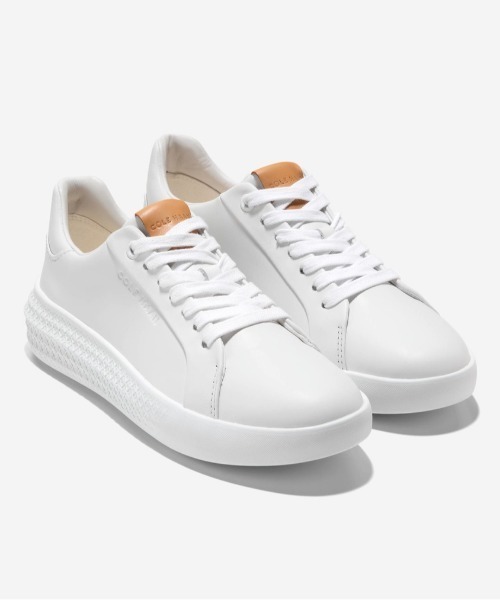 COLE HAAN(コールハーン)の「グランド ハリオン カップ レザー womens(スニーカー・レディース・ホワイト・6.5/7/7.5/5.5/6/5/8/8.5)」の2枚目の写真