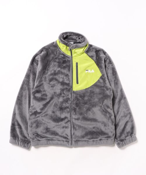 FILA（フィラ）の「FILA/フィラ　フリースジャケット（その他アウター・キッズ・チャコールグレー/ネイビー・130cm/140cm/150cm/160cm）」の2枚目の写真