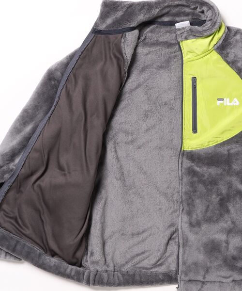 FILA（フィラ）の「FILA/フィラ　フリースジャケット（その他アウター・キッズ・チャコールグレー/ネイビー・130cm/140cm/150cm/160cm）」の4枚目の写真
