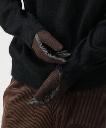 BEAMS | MOON ソリッドレザー グローブ（タッチパネル対応）(手袋)