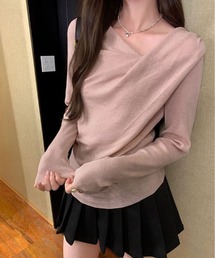 ドレープ デザイン トップス